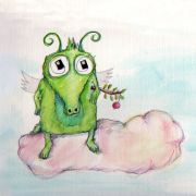 Krokella auf der Wolke